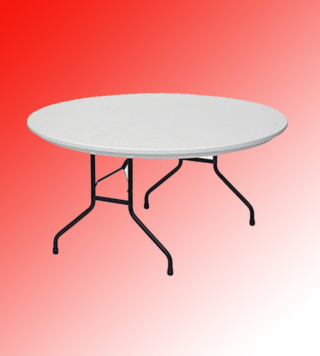Molded Plastic Round Banquet Table 60" Dia.
